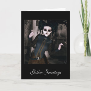 Carte Salutations gothiques