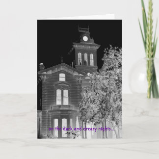 Carte Salutations gothiques de Grimm Halloween