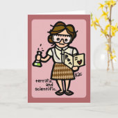 Carte salutations gravitaires. (Fleur jaune)