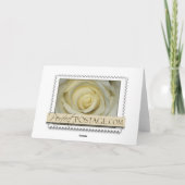 Carte Salutations - Joyeux 1er anniversaire (Dos)