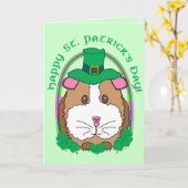 Carte Salutations Lil Leprechaun (Fleur jaune)