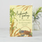 Carte Salutations Lughnasadh (Debout devant)