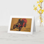 Carte Salutations pour Halloween ! (Fleur jaune)