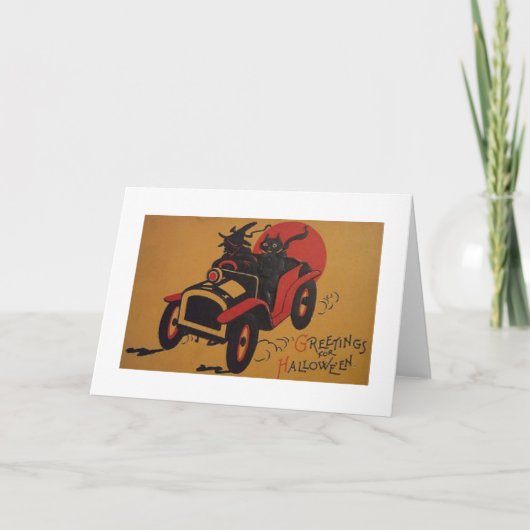 Carte Salutations pour Halloween ! (Devant)