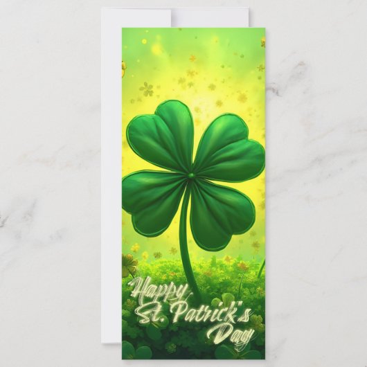 Carte Salutations pour la Saint-Patrick (Devant)