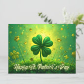 Carte Salutations pour la Saint-Patrick (Debout devant)