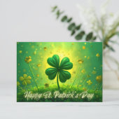 Carte Salutations pour la Saint Patrick's Day (Debout devant)