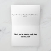 Carte Salutations pour un ami (Intérieur)