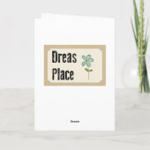 Carte Salutations quotidiennes (Dos)