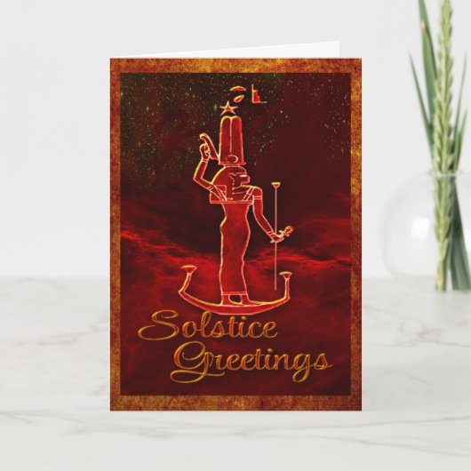 Carte Salutations solstice (Devant)