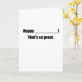 Carte Salutations ultra-génériques (Fleur jaune)