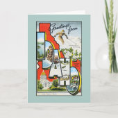 Carte Salutations vintages d'Idaho (Devant)
