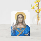 Carte Salvator Mundi (Fleur jaune)