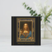 Carte Salvator Mundi 1500 Leonardo da Vinci (Debout devant)