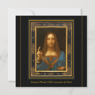 Carte Salvator Mundi 1500 Leonardo da Vinci