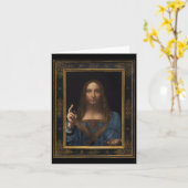 Carte Salvator Mundi par Leonardo da Vinci vers 1500 (Fleur jaune)