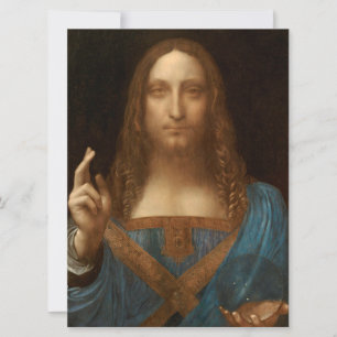 Carte Salvator Mundi (Sauveur du Monde) (da Vinci)