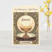 Carte Samanu l'esprit doux du Nowruz (Fleur jaune)