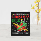 Carte Samaritan's Purse Operation Christmas Child Funny (Fleur jaune)