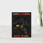 Carte Same Eagles New Liver Funny Apparel  (Devant)