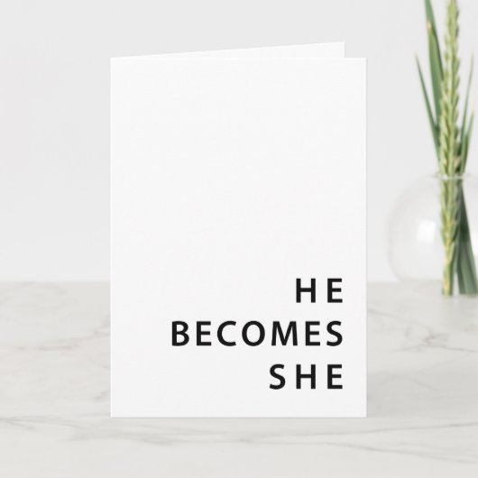 Carte s'améliorer peu après le changement de genre (Devant)