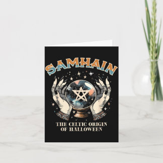 Carte Samhain Roue De L'année Païenne Origine Celtique D