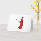 Carte Samouraï (Fleur jaune)