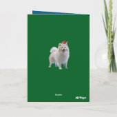 Carte Samoyed Christmas Stocking (Dos)