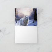 Carte Samoyed Let It Snow Christmas (Intérieur)