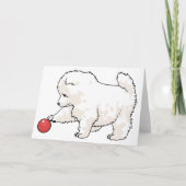 Carte Samoyed Puppy (Devant)