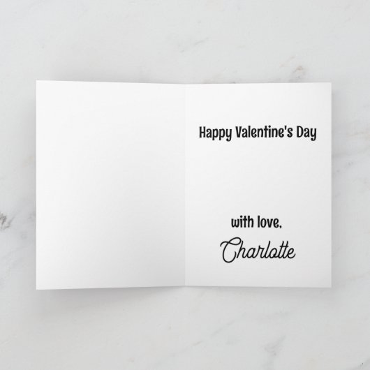 Carte Samoyed Valentines (Intérieur)