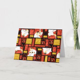 Carte Samurai Jack & Aku - Motif du panneau d'art de car