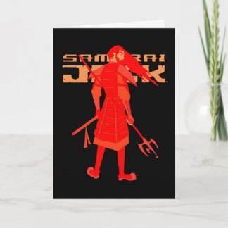 Carte Samurai Jack Red Warrior Graphic