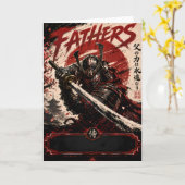 Carte Samurai Protector Father Card (Fleur jaune)
