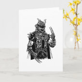 Carte Samurai Punk (Fleur jaune)