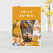 Carte S'Amuser Bientôt Boss S'Amuser À L'Écureuil Vers L (Fleur jaune)
