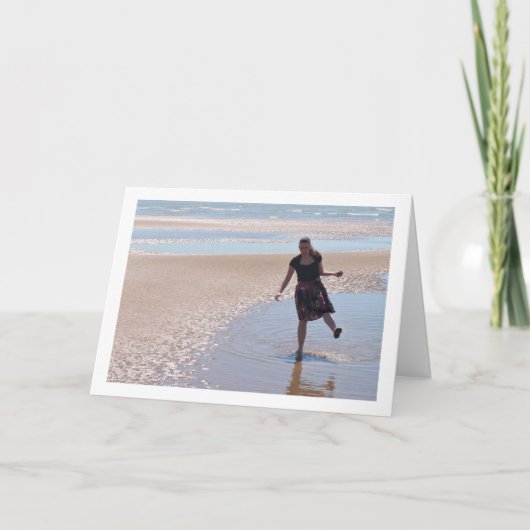 Carte S'amuser sur la plage (Devant)