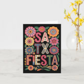 Carte San Antonio Fiesta (Fleur jaune)