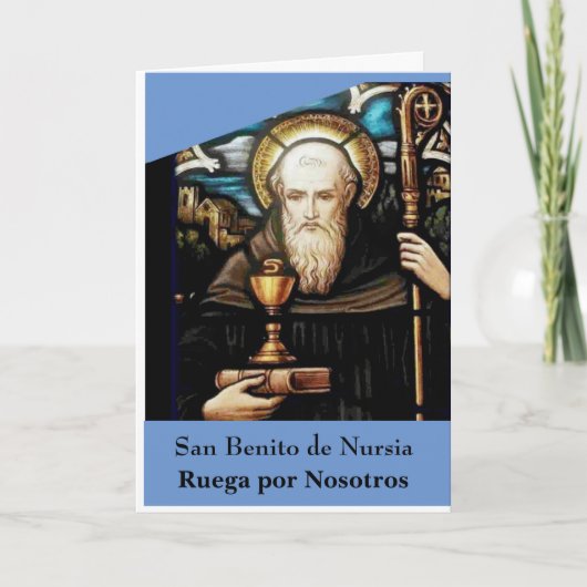 Carte San Benito de Nursia (Devant)