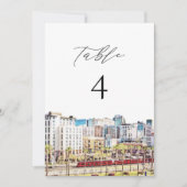 Carte SAN DIEGO California Watercolor (Devant)