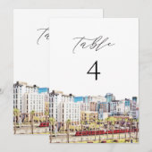 Carte SAN DIEGO California Watercolor (Devant / Derrière)