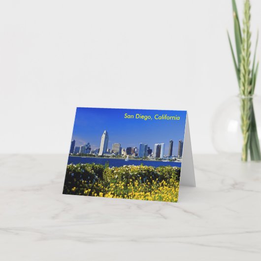 Carte San Diego, la Californie (Devant)