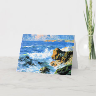 Carte San Diego Shores, peinture d'art,