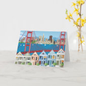 Carte San Francisco, CA | la ville par la baie (Fleur jaune)