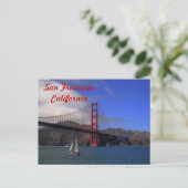 Carte San Francisco California Golden Gate Bridge (Debout devant)