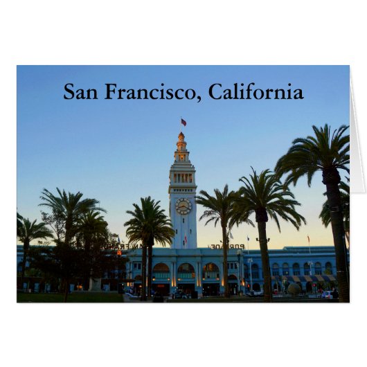 Carte San Francisco Ferry Building #11 Card (Devant horizontal)