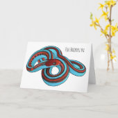 Carte San Francisco garter snake (Fleur jaune)