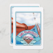 Carte San Francisco, USA, affiche de voyage (Devant / Derrière)