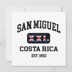Carte San Miguel, Costa Rica - XXL Athlétisme