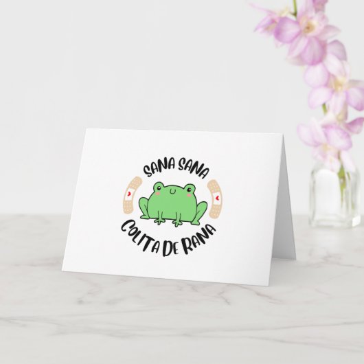 Carte Sana Sala Colita De Rana, Espagnol (Orchidée)